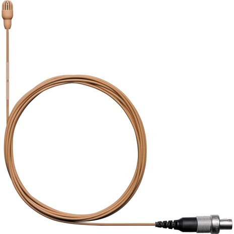 Shure general Shure tl45 micrófono lavalier subminiatura disponible en color negro, cacao, bronceado y blanco